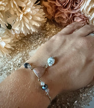 Load image into Gallery viewer, Pink Moonstone Dangle Bracelet