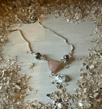 Load image into Gallery viewer, Pink Moonstone Dangle Bracelet
