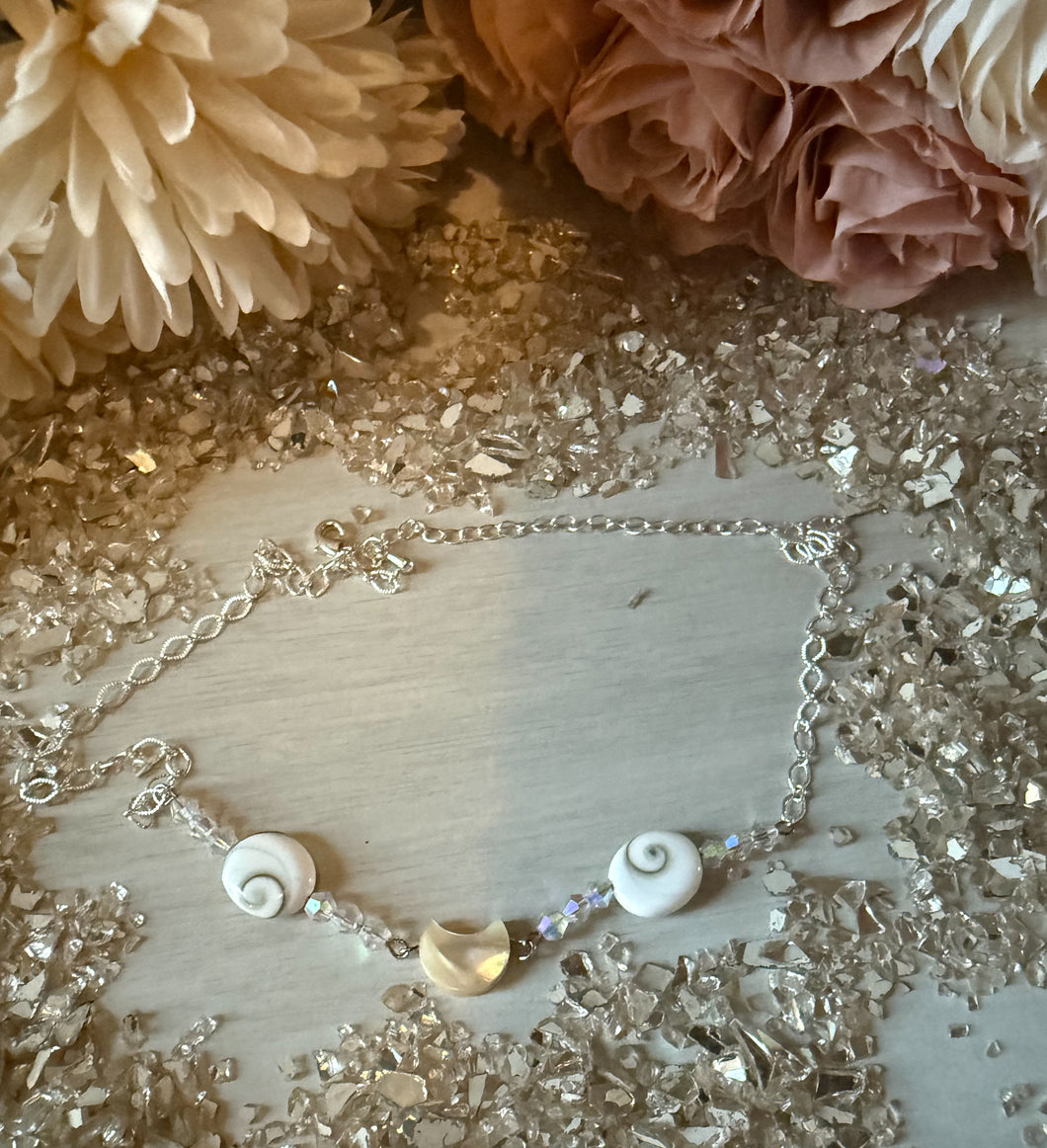 Lunar Insight Necklace – Moonstone & Eye of Shiva