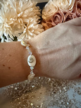 Load image into Gallery viewer, Third Eye Moon Bracelet– Moonstone &amp; Eye of Shiva
