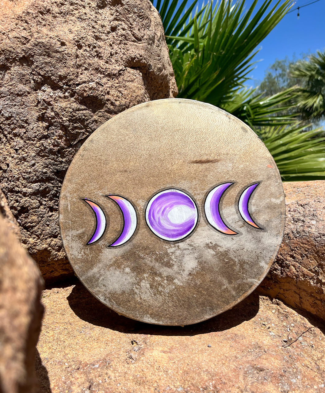 Moon Phase Ceremonial Drum